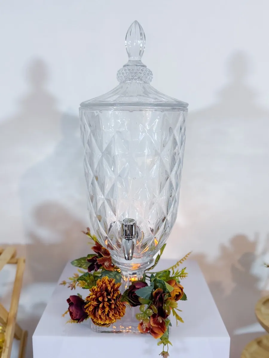 Fontaine cristal & fleurs